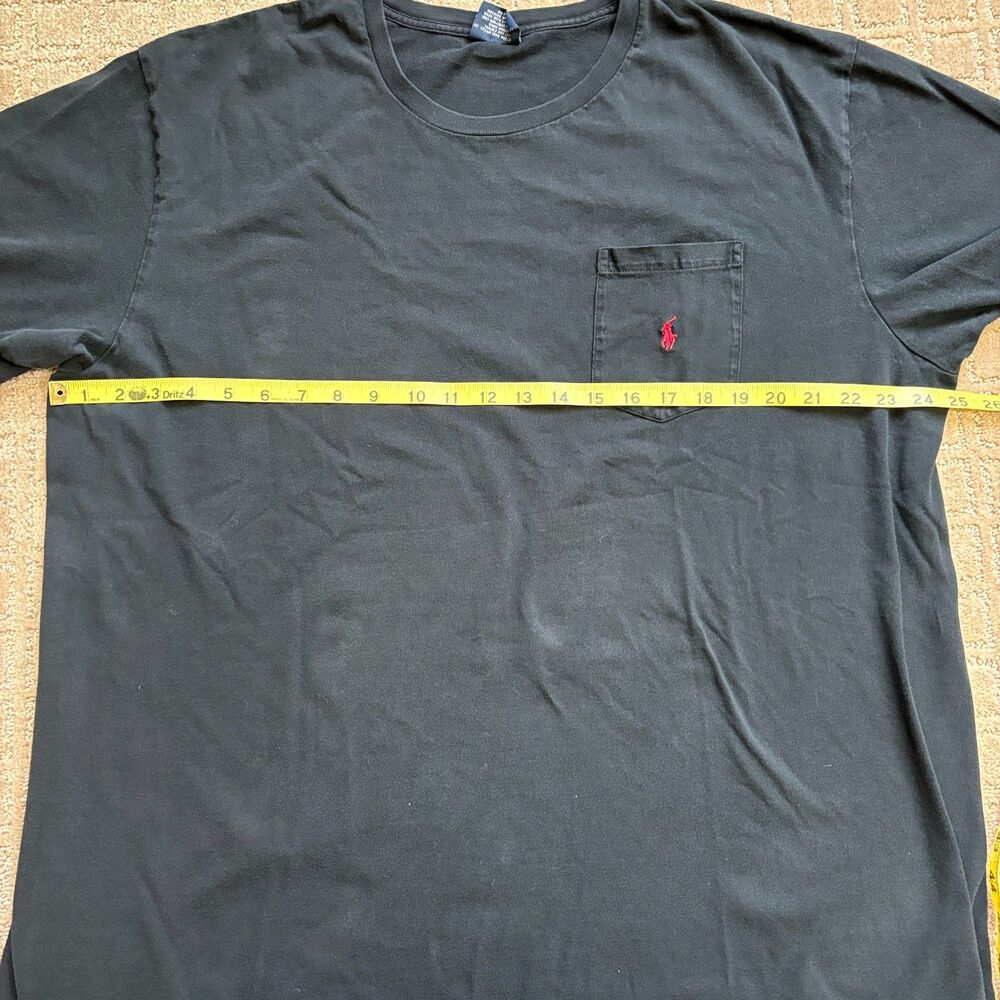 Polo Ralph Lauren VTG 90s T Shirt XL Crew Neck Tee USA Made Single Stitch Pony - Picture 6 of 8